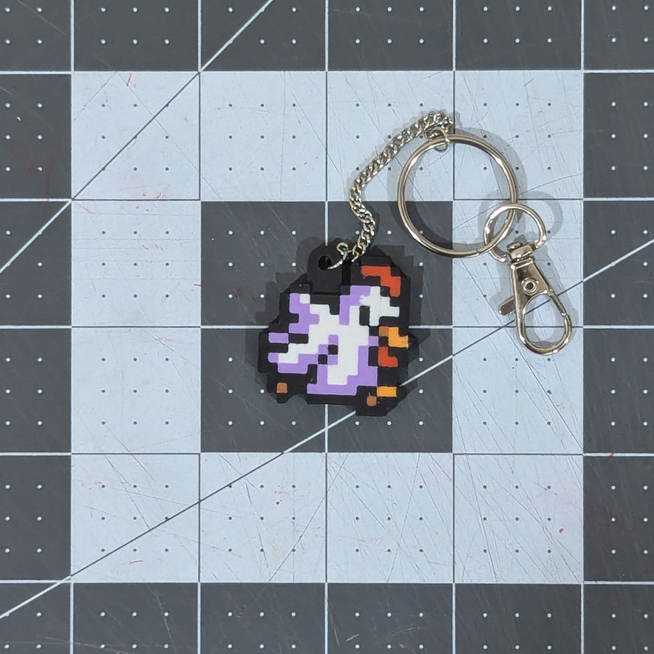 Pixel Art Keychain