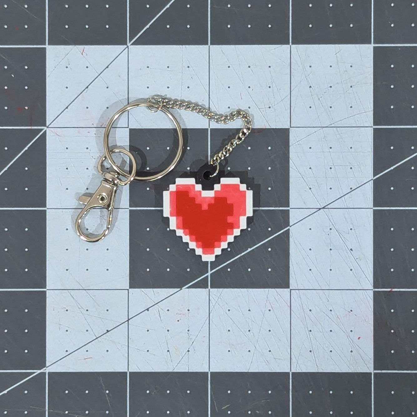 Pixel Art Keychain
