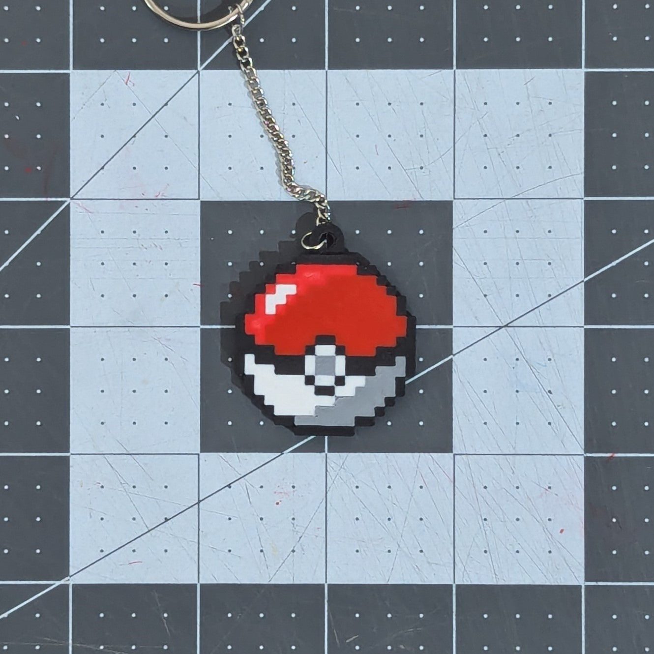 Pixel Art Keychain