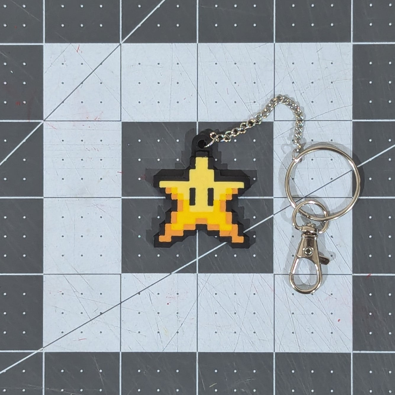 Pixel Art Keychain