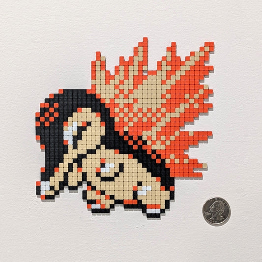 Cyndaquil Pixel Wall Art
