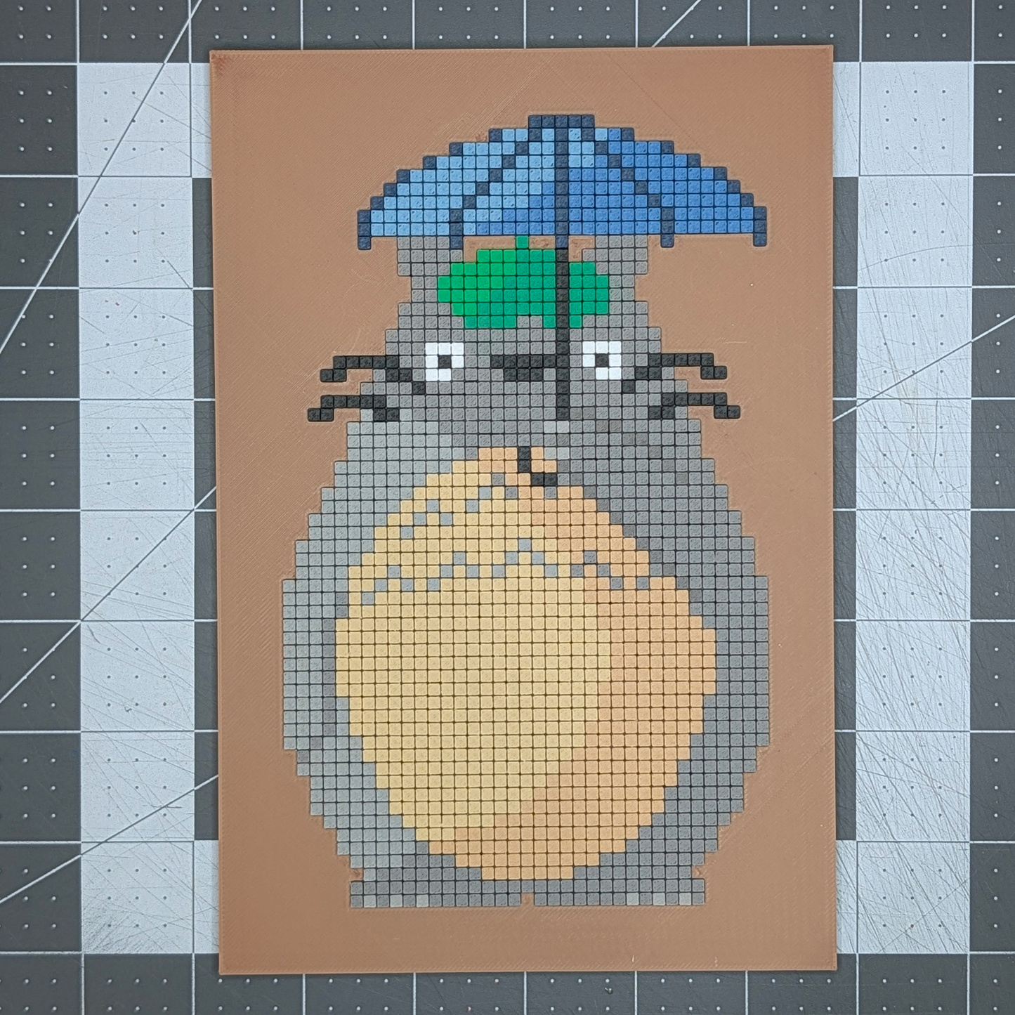 Totoro Pixel Art Puzzle