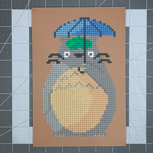 Totoro Pixel Art Puzzle
