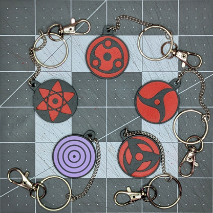Naruto Special Eyes 2.5D Keychain