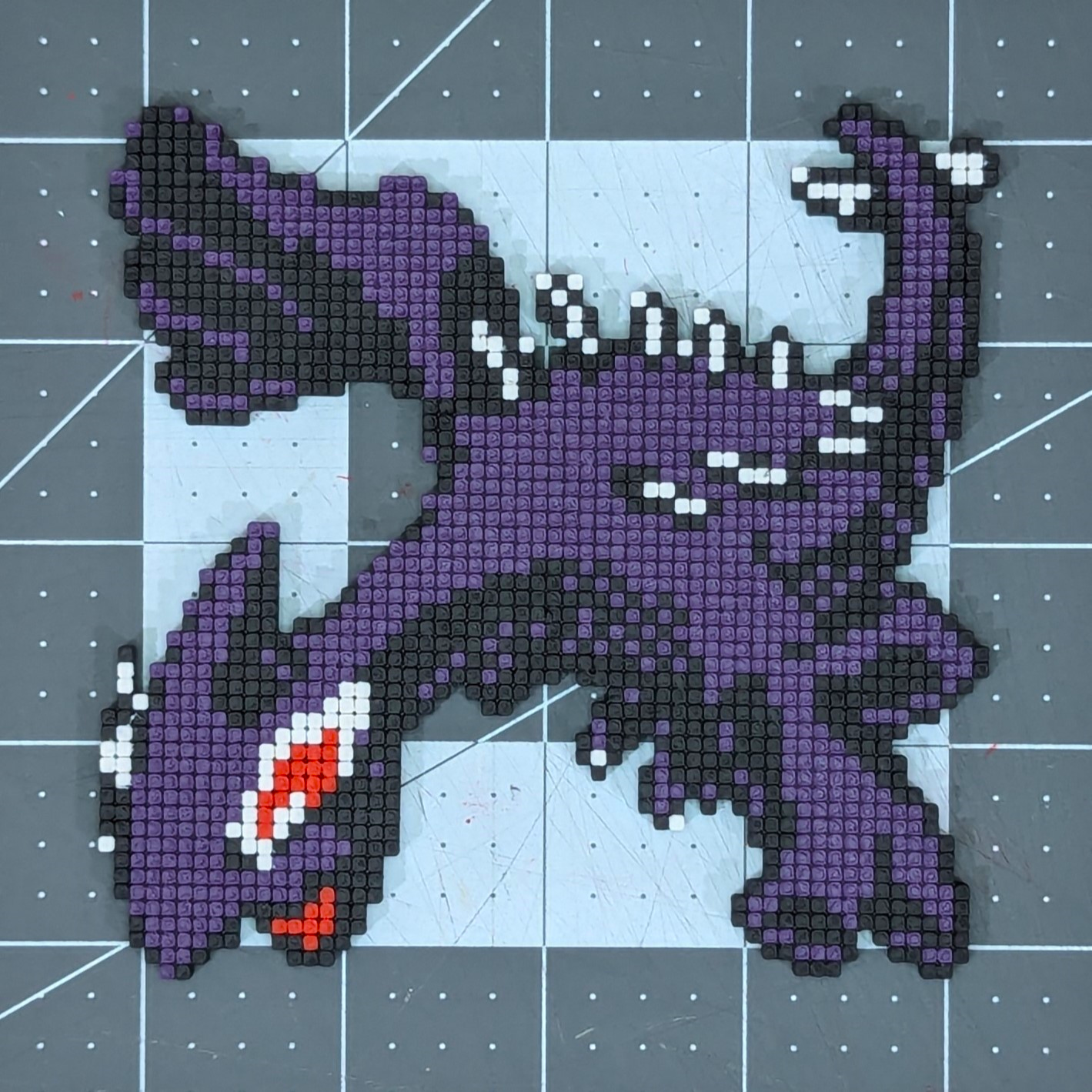 Dark Lugia Pixel Art Magnet