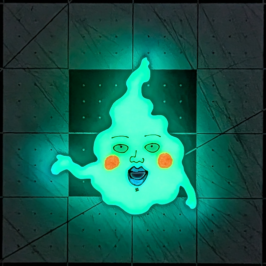 Dimple Glow-in-the-dark Relief Magnet