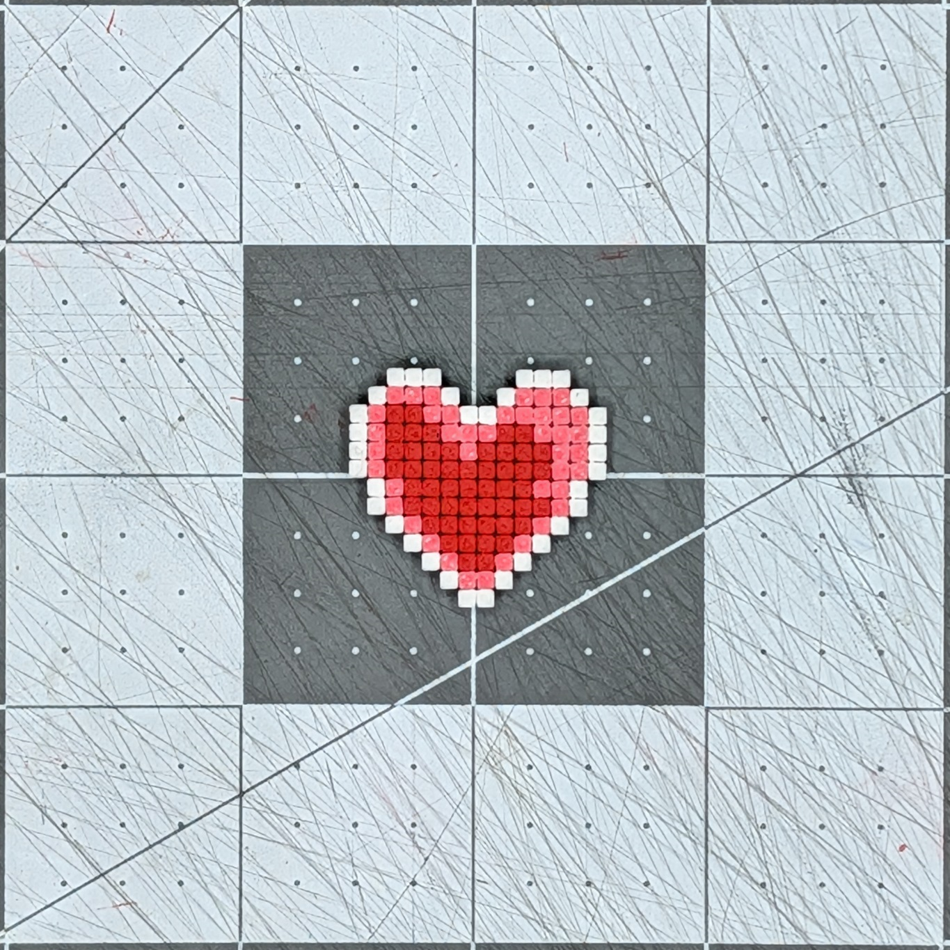 Heart Pixel Art Magnet