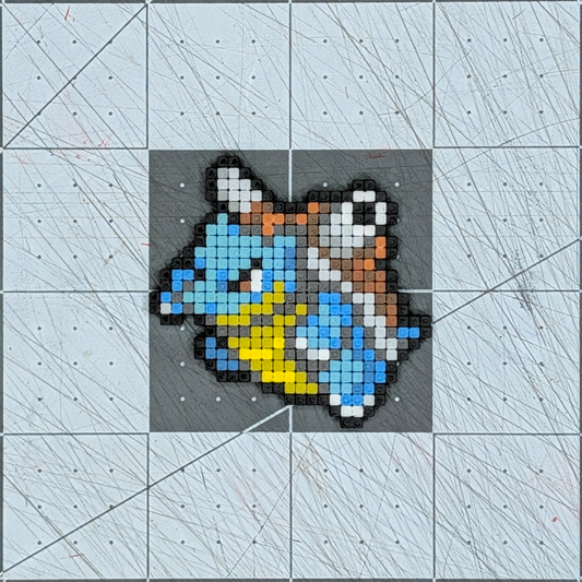 Blastoise Box Icon Pixel Art Magnet
