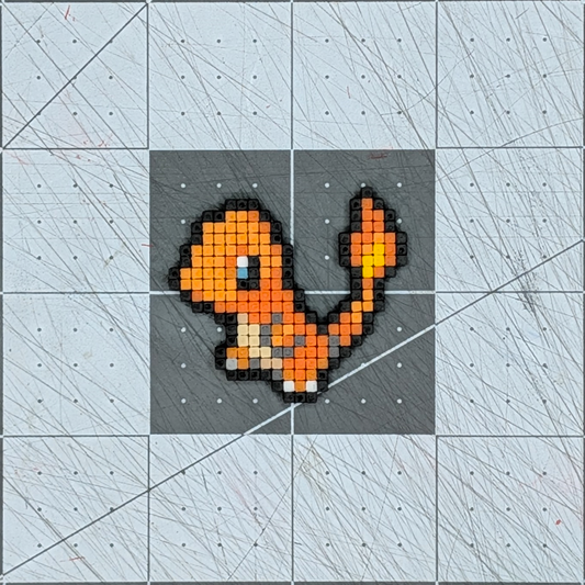 Charmander Box Icon Pixel Art Magnet