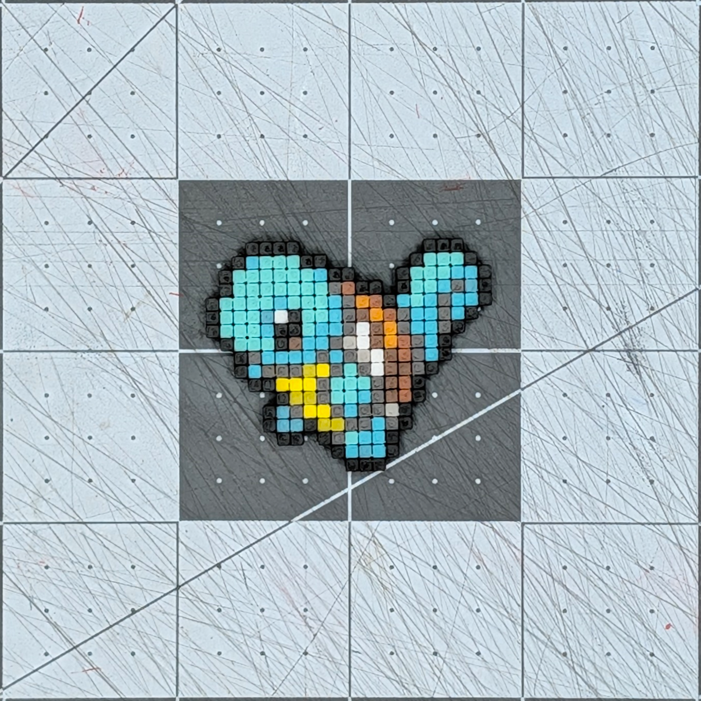 Squirtle Box Icon Pixel Art Magnet
