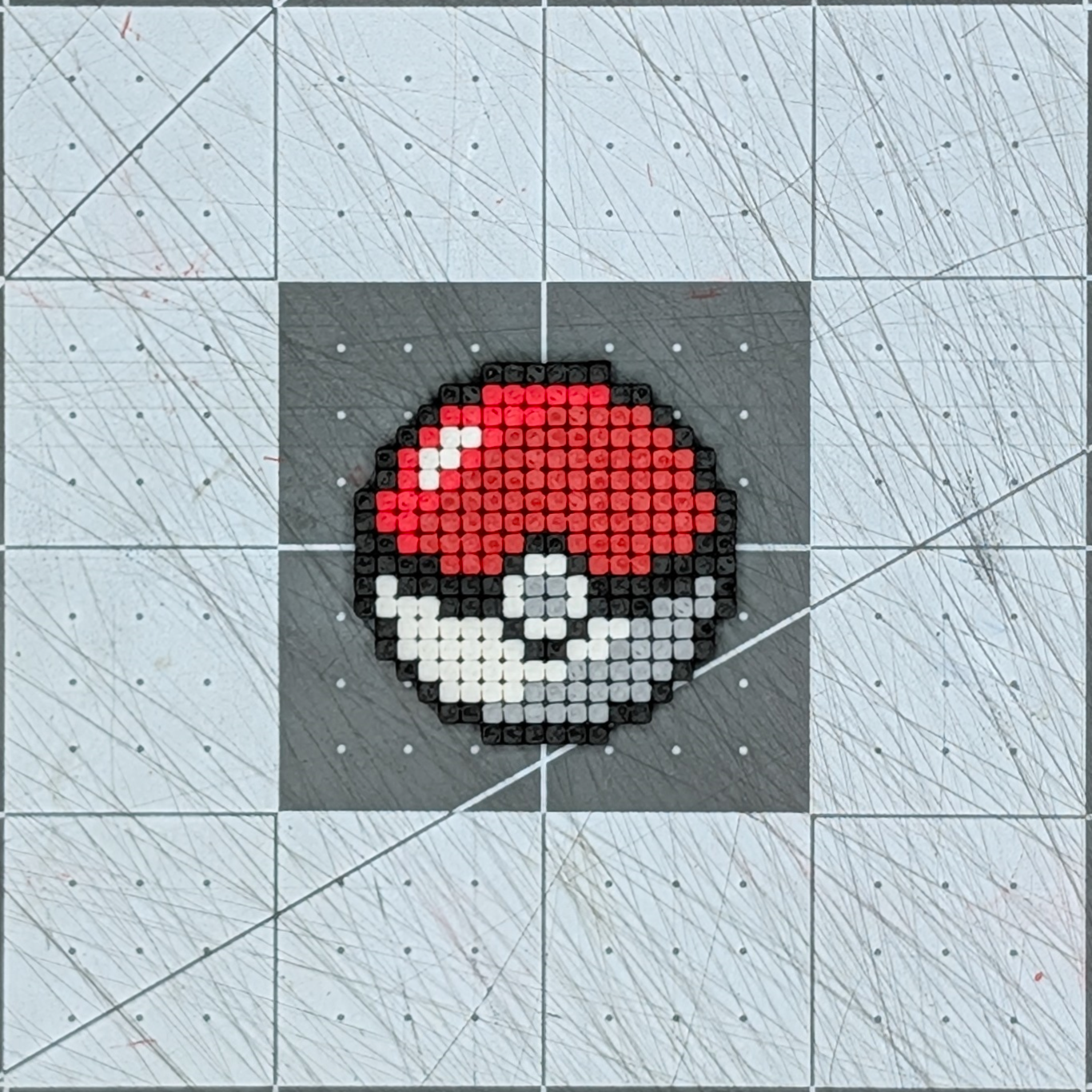 Pokeball Pixel Art Magnet