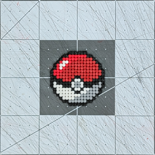 Pokeball Pixel Art Magnet