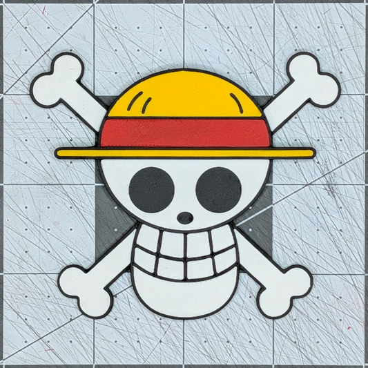 Straw Hat Roger Magnet