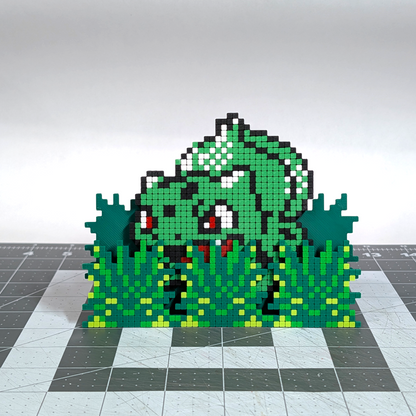 Bulbasaur Pixel Art Puzzle