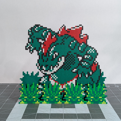 Feraligatr Pixel Art Puzzle