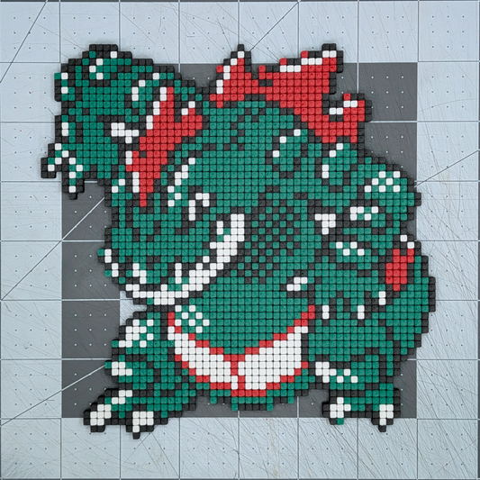 Feraligatr Pixel Art Puzzle
