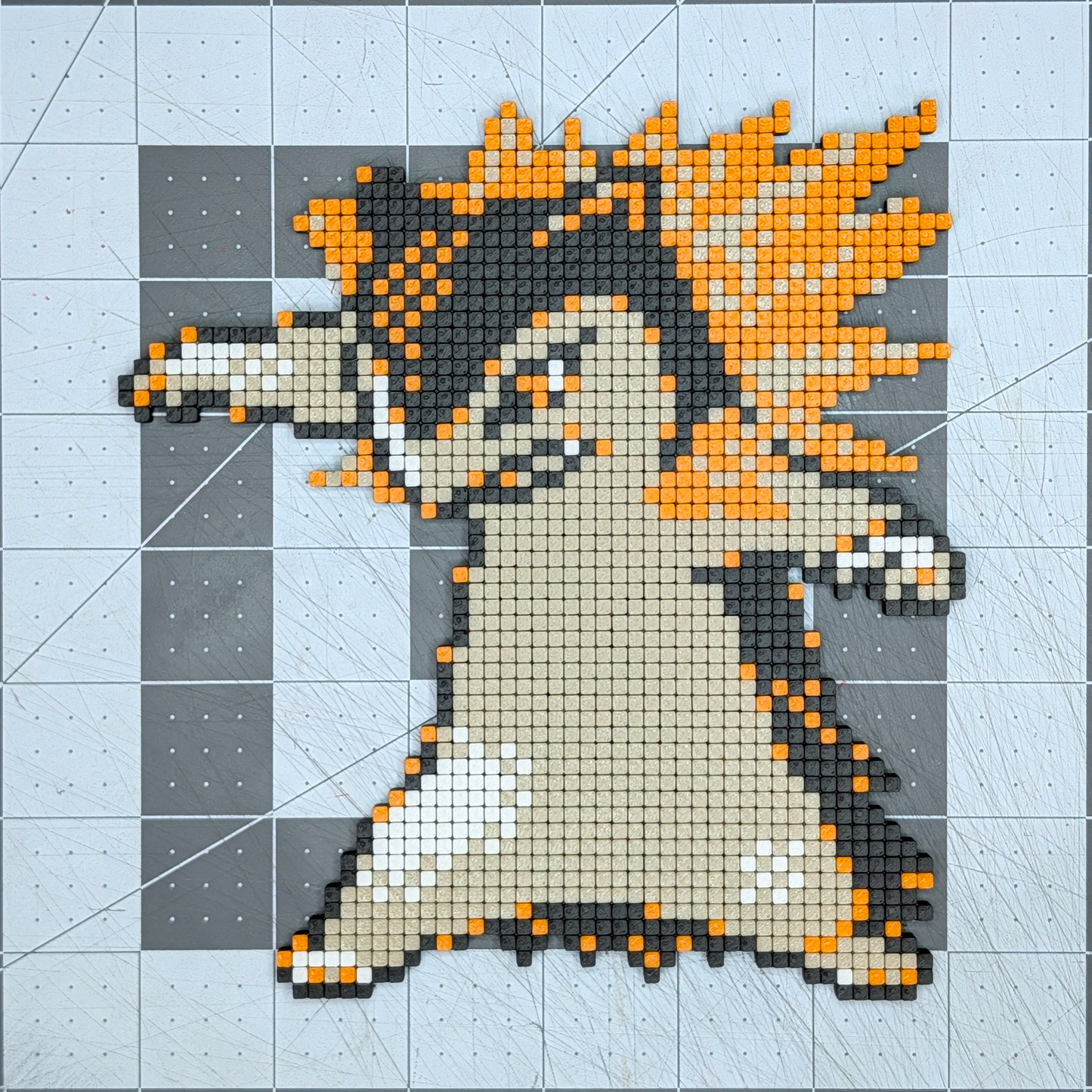 Typhlosion Pixel Art Puzzle