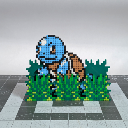 Squirtle Pixel Art Puzzle