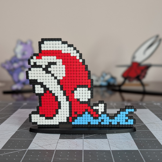 Big Bertha Pixel Shelf Art