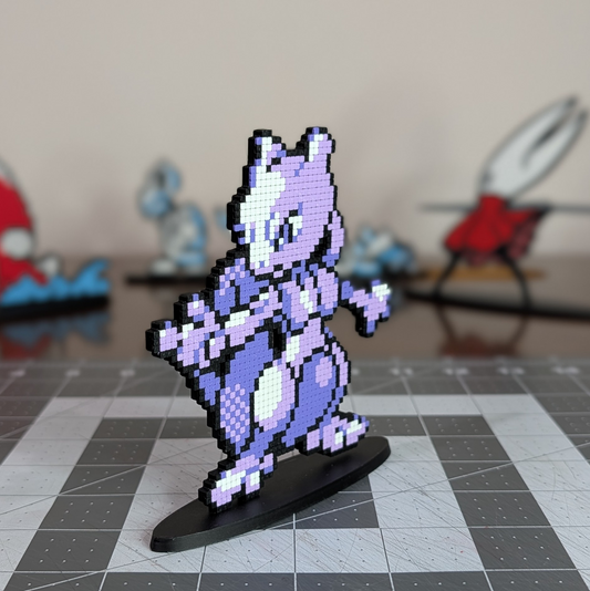 Mewtwo Pixel Shelf Art